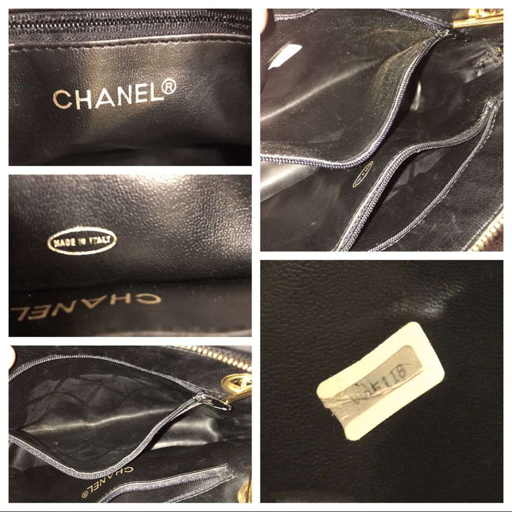 Authentic Chanel Quilted Lambskin Shoulder Tote - Picture 8 of 8